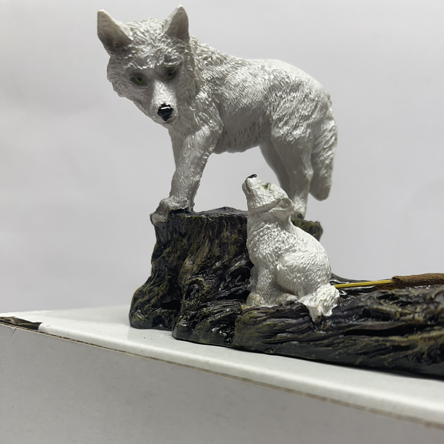 Incense Stick Burner - Wild Guide Wolves Wolf