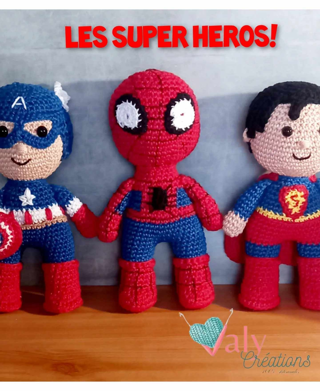 Les super héros ( sur commande uniquement)