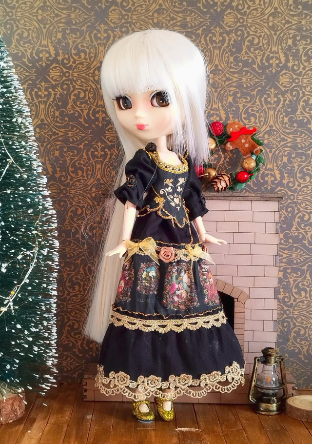 Black Deer Dolly Royal dress for Pullip dolls