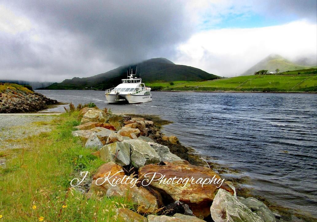 Killary Fjord ferry, County, Galway. 