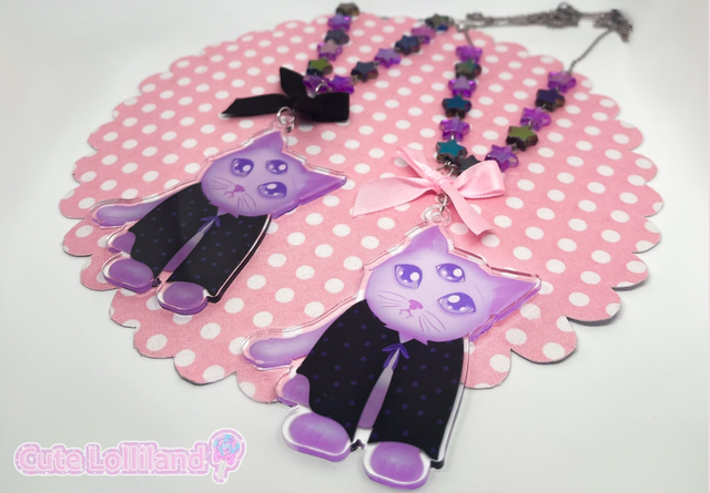 Pumpkin Paw Necklace Halloween 2024