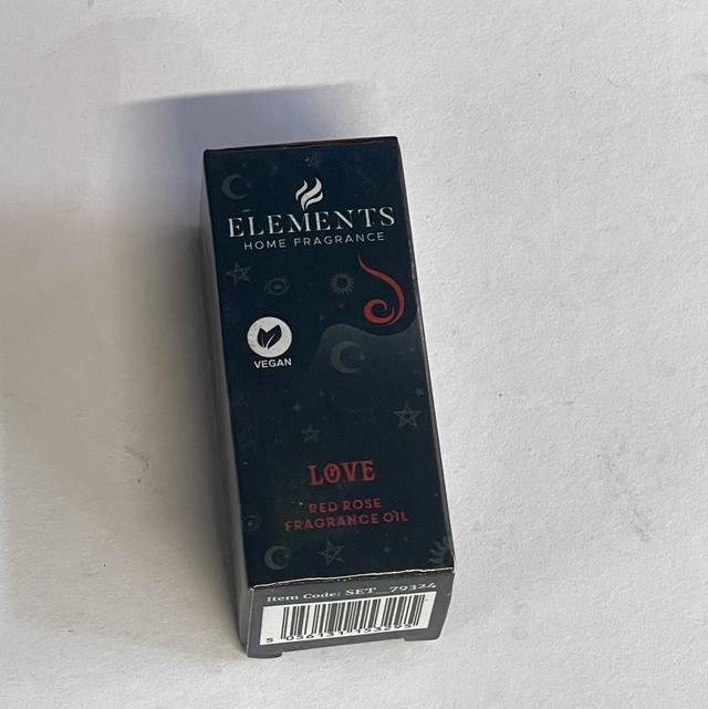 Elements Fragrance Oil - Love (Red Rose)
