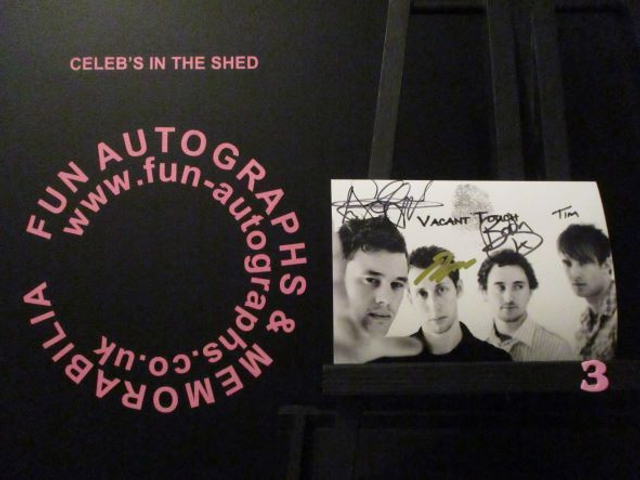 Vacant Touch Band Authentic Autographed 6x4 Photograph (3)