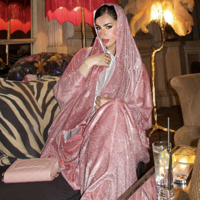 Layana Shimmer Abaya 