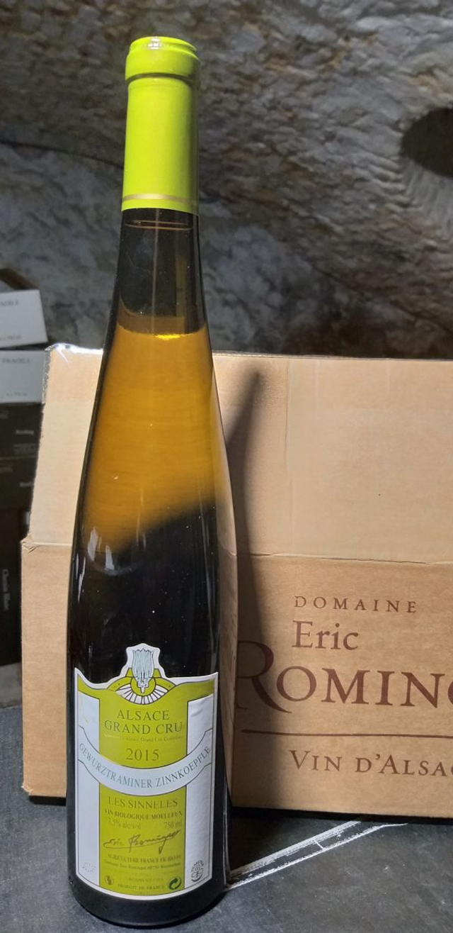 Gewurstraminer G.C.Zinnk. Les Sinneles 2020 - Blanc Sec Tranquille - Domaine Eric Rominger (Claudine Sutter-Rominger)