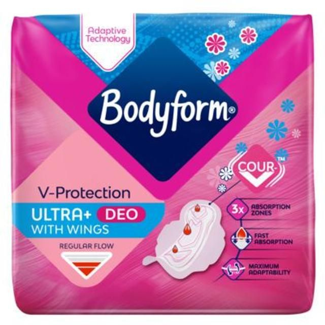 Bodyform Ultra Normal Scented Sanitary Towels Wings