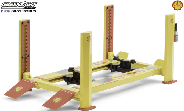 Shell 4-Säulen Lift Greenlight 1:18