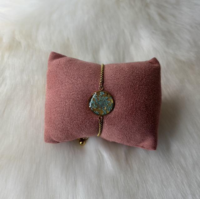 Bracelet Bloom bleu clair