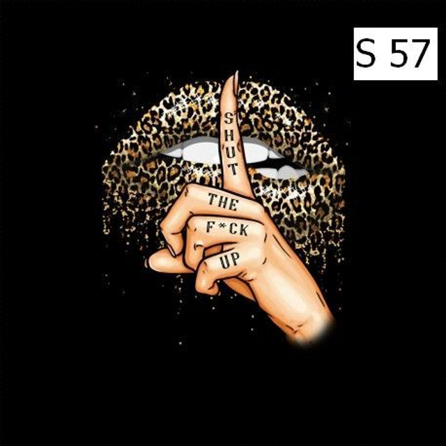 Panneau à coudre Bouche en simili 20x20cm 