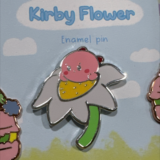 Kirby Flower Enamel pin 