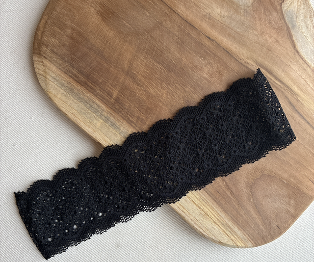 Bandeau Dentelle Noir