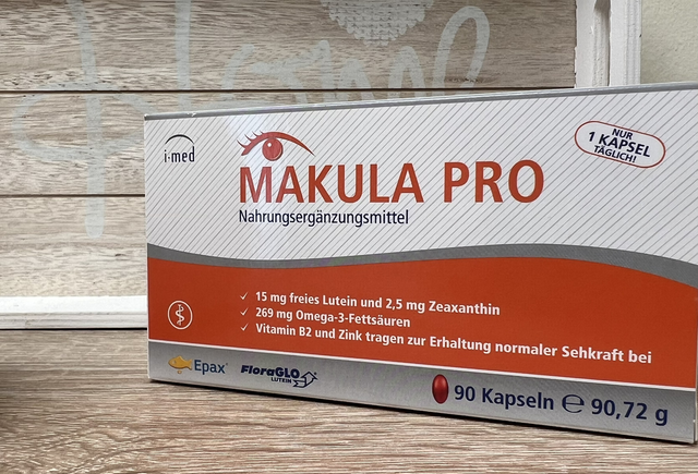 i-med Makula PRO Luteinkapseln mit Omega 3 Fettsäure