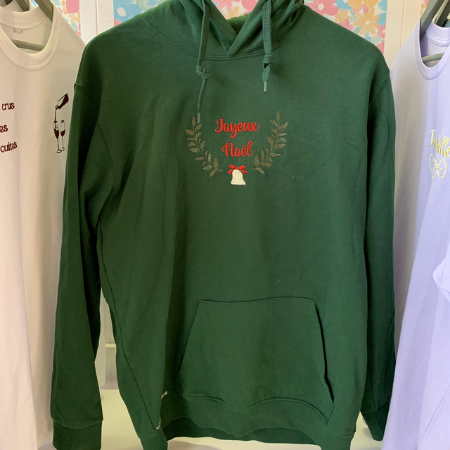 Sweat à capuche Joyeux Noel