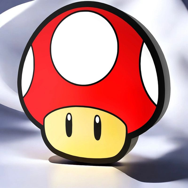 Lampe 3D Toad LED - Apporte une touche fun et colorée à ta déco ! 