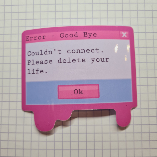 Delete Your Life Stickers