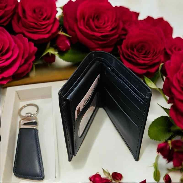 Men’s Valentine’s Luxury Wallet & Key Holder Gift Set