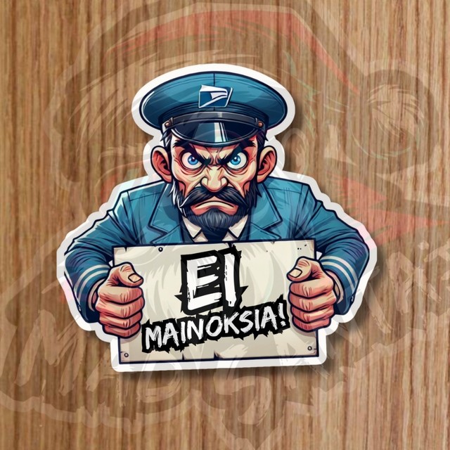 Ei Mainoksia - Posteljooni tarra