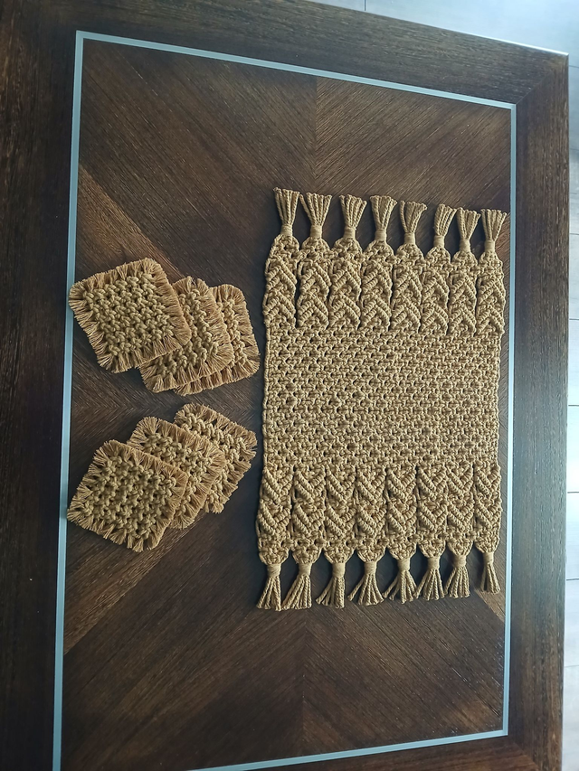 Set de table et sous-verres