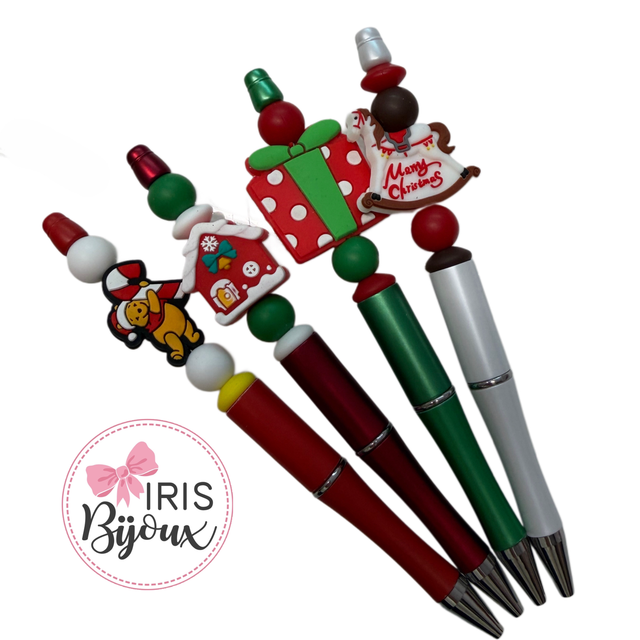 Penna natalizia con elementi in silicone alimentare 