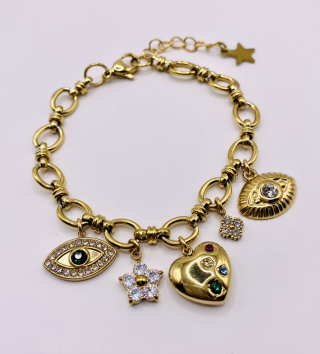 Bracelet charms Cassie