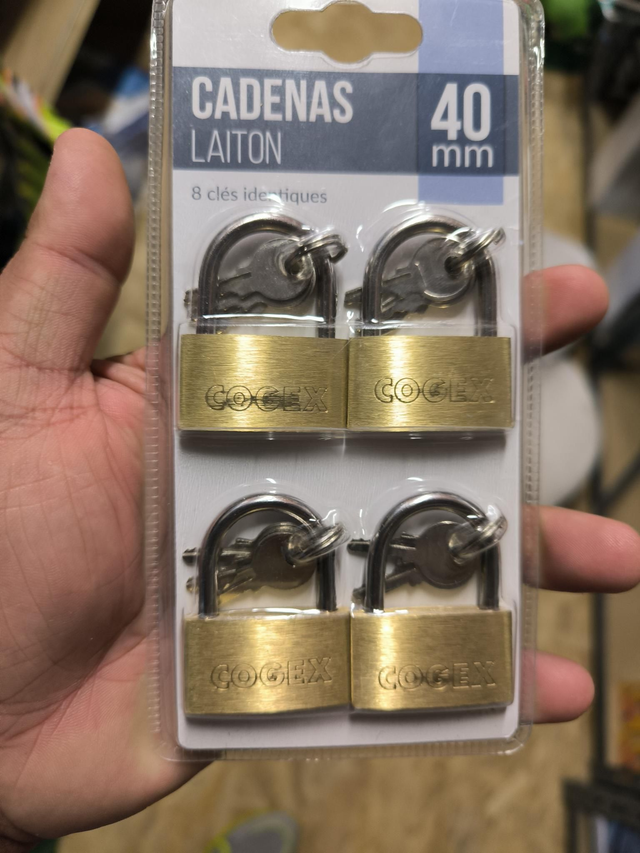 CADENAS LAITON 40 MM X4