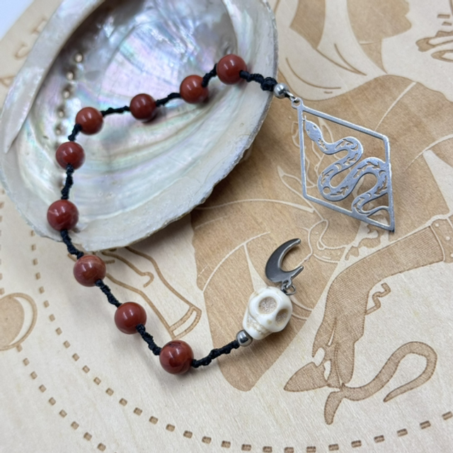 Échelle  de sorcière jaspe rouge