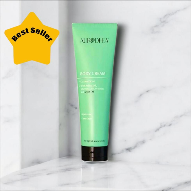 Aurodhea Body Cream – Coconut Scent 150ML | Hydration & Nourishing | Best Seller
