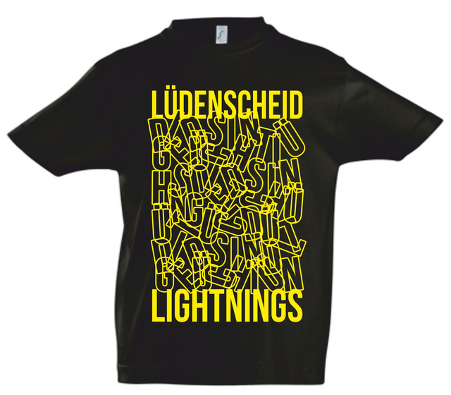 Lightnings Fanshirt Kids Buchstabensalat