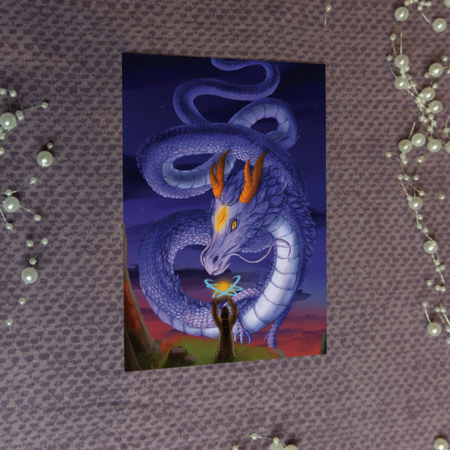 Print Sky Dragons Blessing (Postcard, A5, A4)