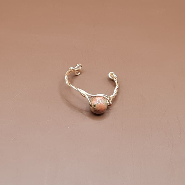 Bague ajustable Unakite 54