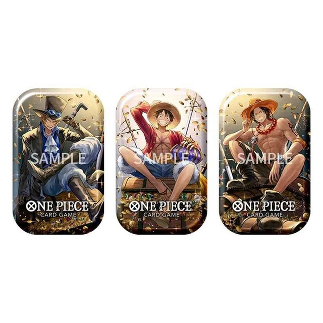 One Piece Card Game Tin Pack Vol.2 Set -EN- (Jedes Motiv 1 x dabei = 3 Tins)