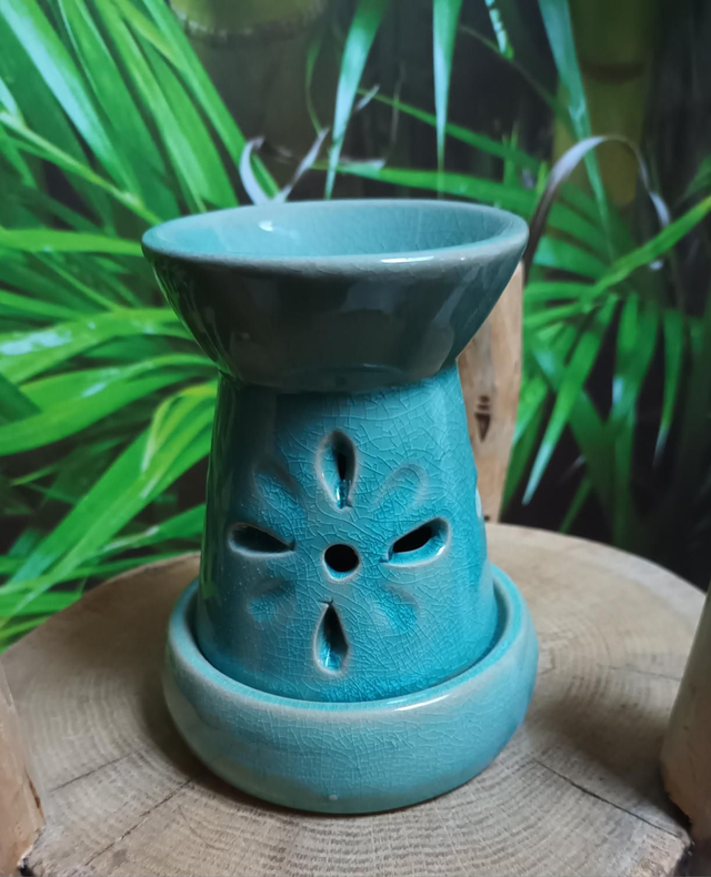 Brûleur de fondants vert &quot;Découpes Florales&quot;