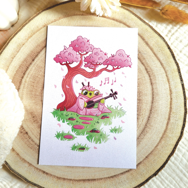 Grenouille au shamizen