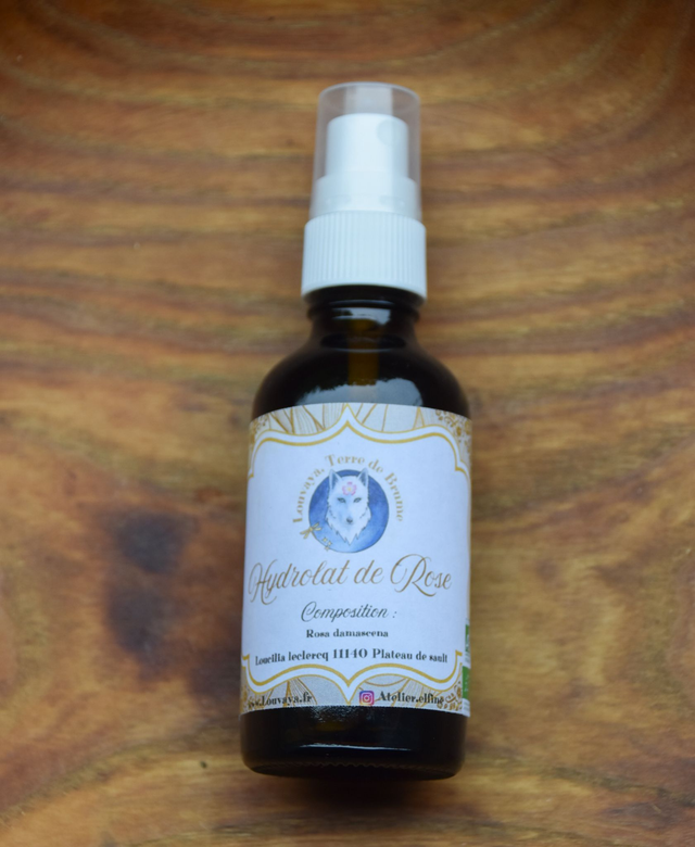 Hydrolat de rose de damas