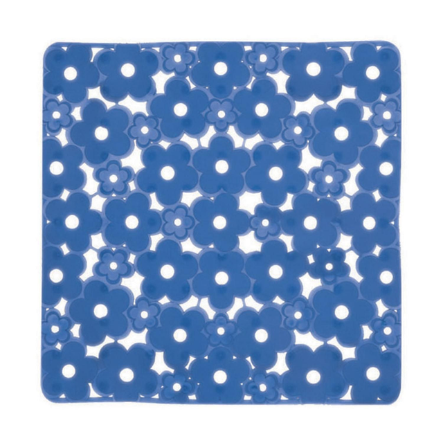 Tappeto doccia antiscivolo fiori 53x53