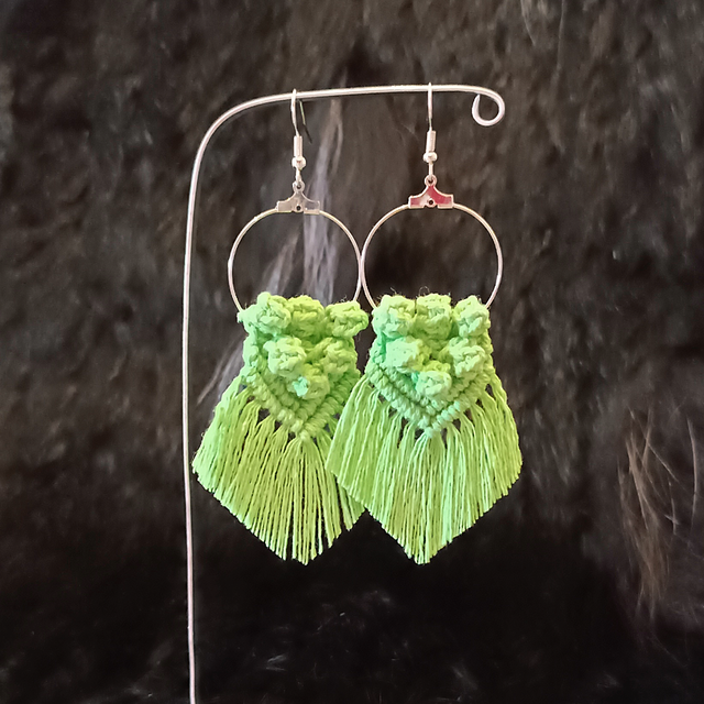 Boucles d'oreilles florales