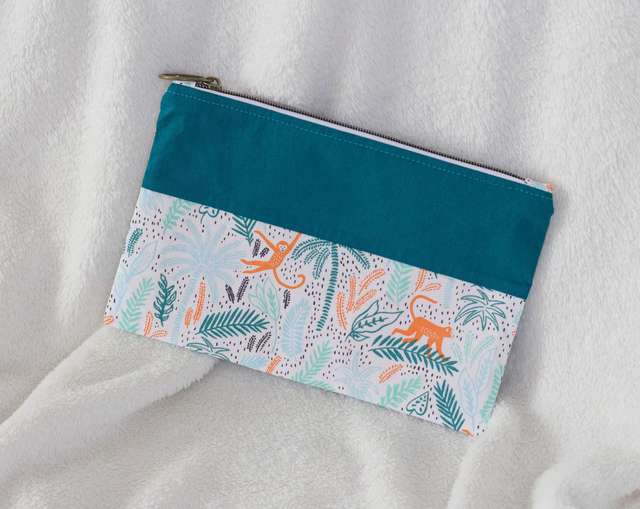 Pochette plate personnalisable Canard / Singes