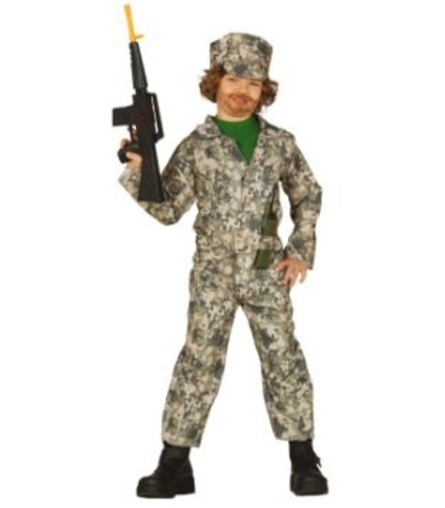 CARNEVALE , COSTUME BAMBINO MILITARE 