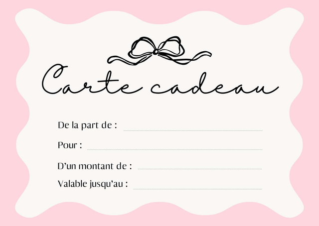 Carte cadeau 
