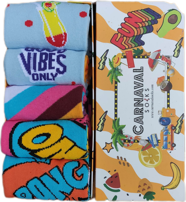 ZESTAW #11 Skarpetki 5 PAR 39-45 Kolorowe Zabawne IDEALNE NA PREZENT!