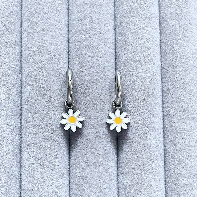 Daisy Huggie Earrings