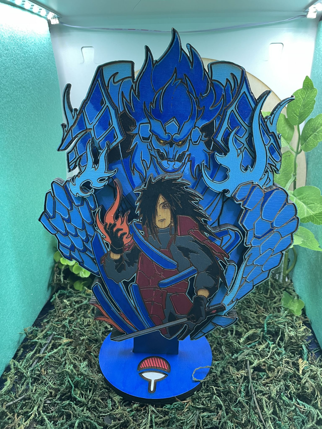 Figurine Naruto, Madara. En bois.