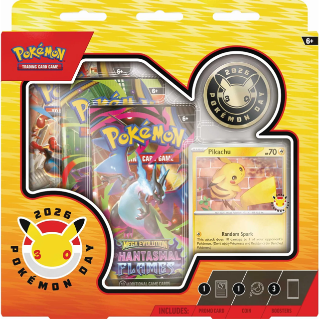 Pokemon TCG: Pokémon Day 2026 Collection (3 Packs - 30th Jan est.)