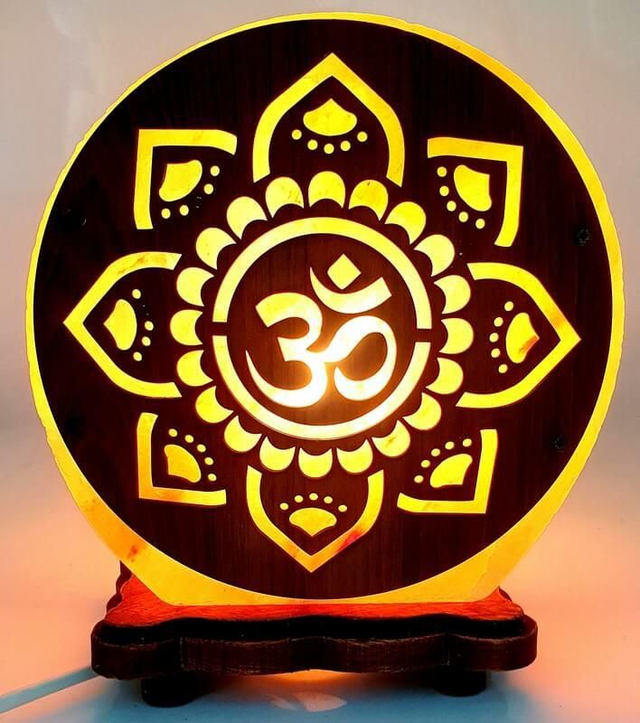Lampe de Sel "OM Soleil"