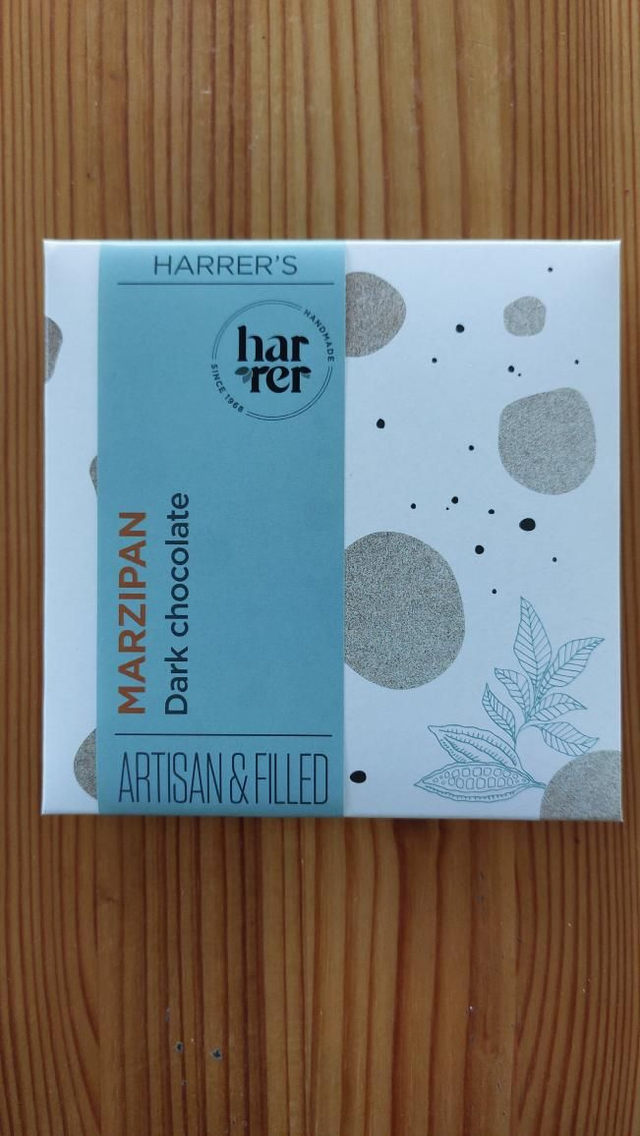 Harrer Dark chocolate covered marzipan bar