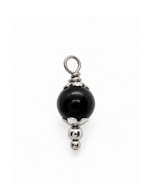 Su Coccu Gemelli «Soffio» – Onice e Ematite Argento – Acciaio