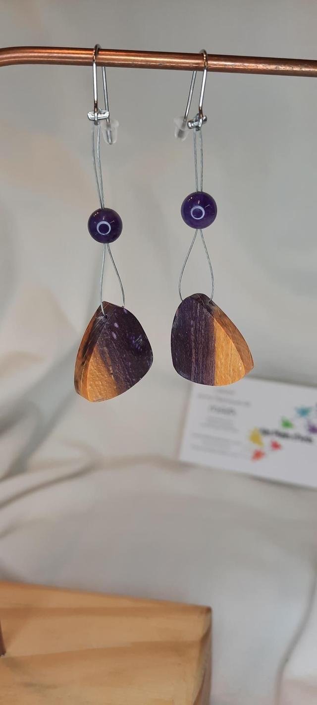 BDO hêtre  jaune et violet triangle 