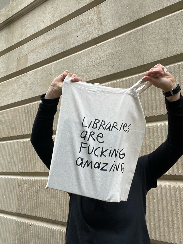 Libraries Are Fucking Amazing Tote Bag