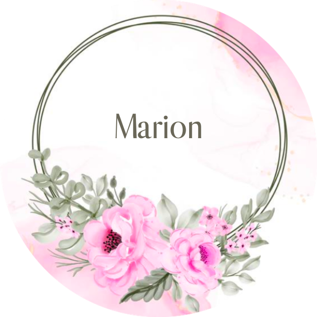 Lot de stickers papier &quot;Marion&quot; - Personnalisable