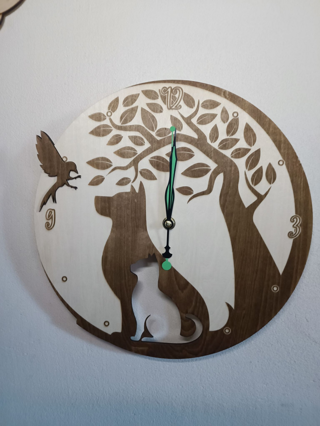 Horloges animaux de compagnies